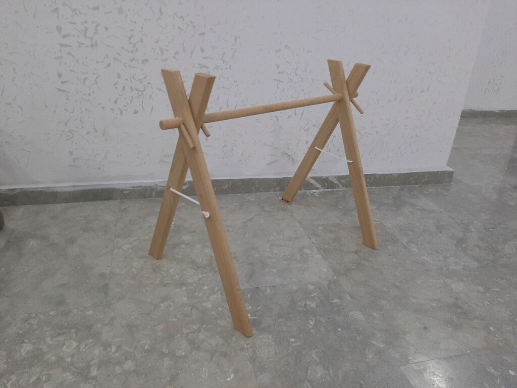 Doğal Ahşap Bebek Egzersiz Oyunu Aleti - 7