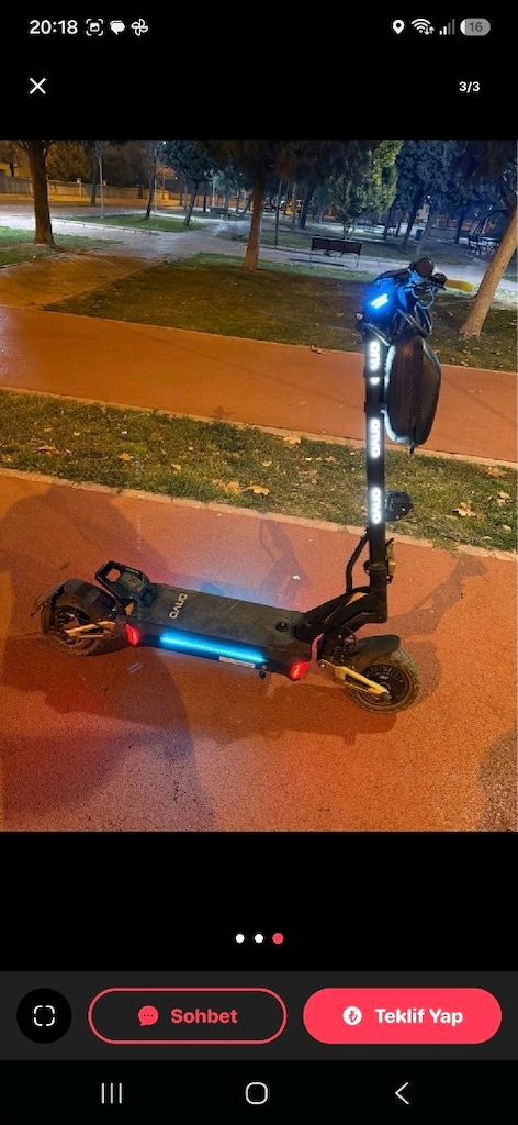 elektrikli scooter - 3