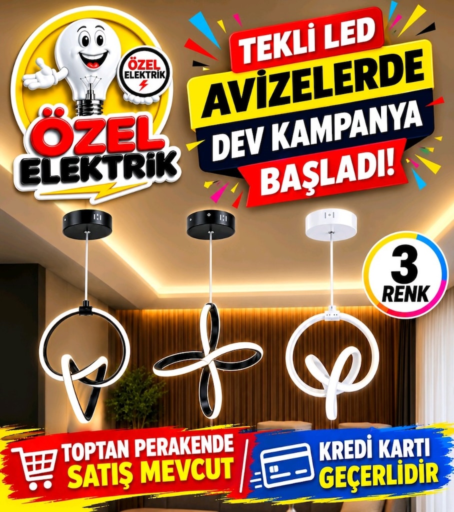 Tekli mini avizeler