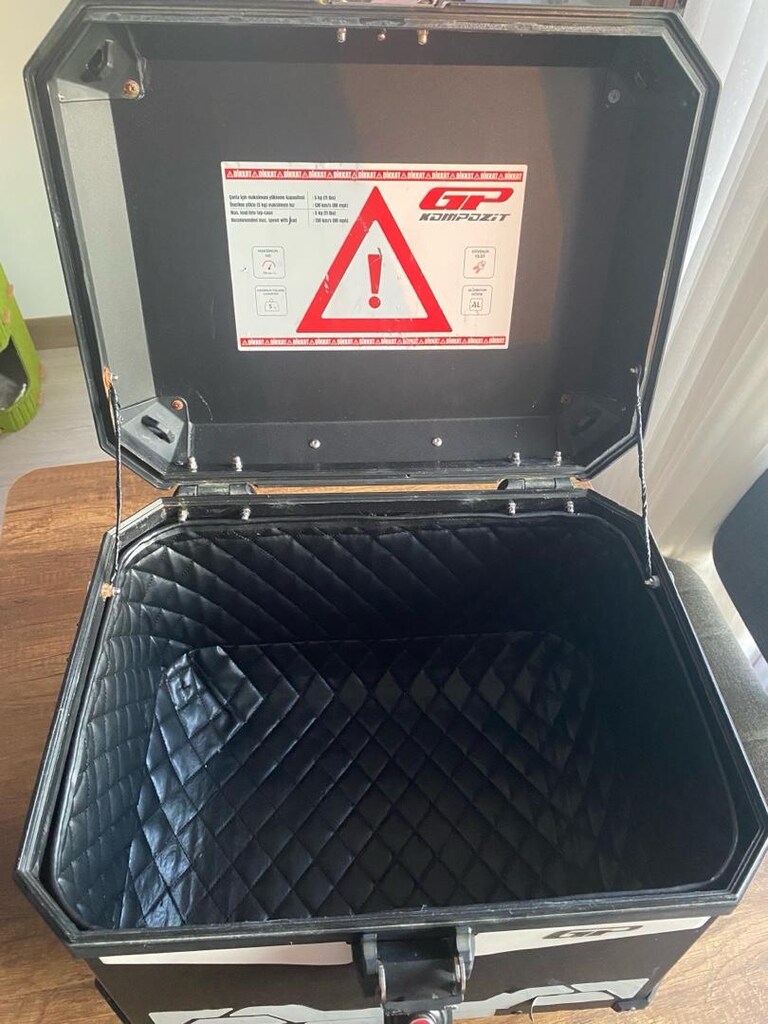 GP KOMPOZİT TOPCASE 57 litre alüminyum Motorsiklet çanta - 3