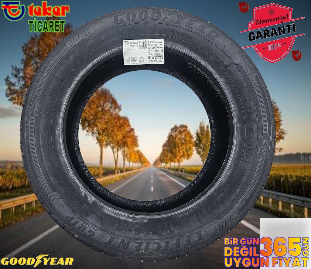 205 55 16 GOODYEAR EFFİCİENTGRİP PERFORMANS # Teker Ticaret 2026 Ü.T. - 2