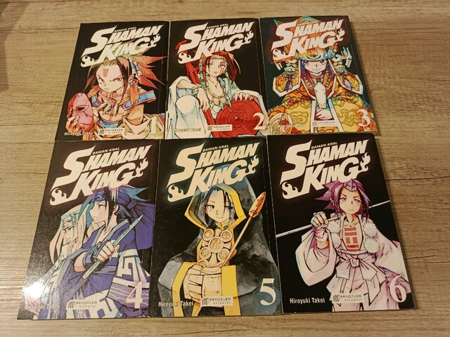 shaman king 1-6 arası ciltleri