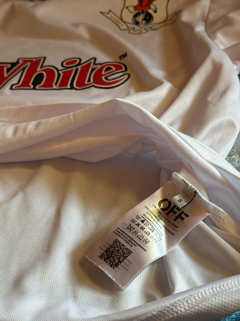 Off-White Eagle Soccer Polo Jersey forma - 6