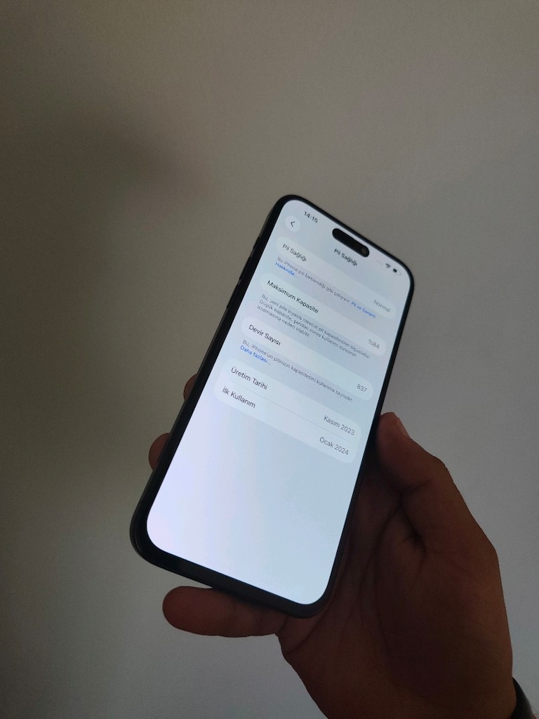İPHONE 15 PRO MAX 256 GB YURT DIŞI - 3