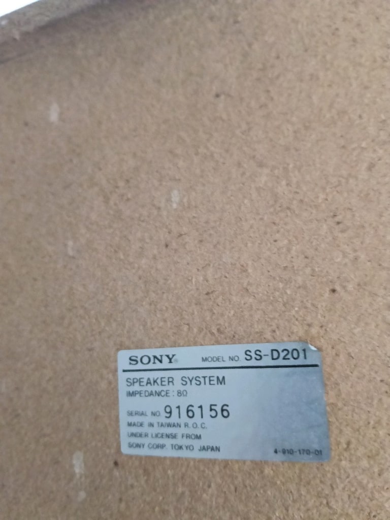 sony SS -XO D201 orjinal japon müzik seti - 6