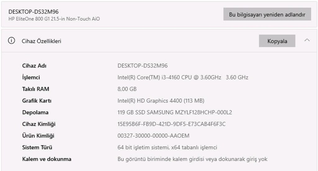 HP EliteOne 800 masaüstü bilgisayar - 4