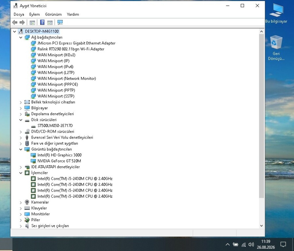PROBOOK i5- 2430M DIZÜSTÜ BILGISAYAR - 8