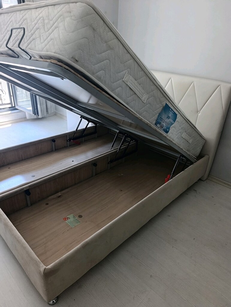 Çift kişilik baza başlık ve yatak - 3