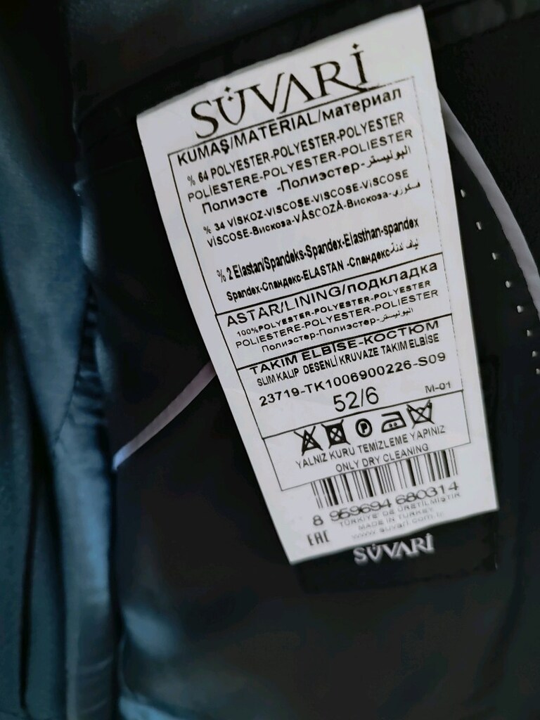 SUVARİ Kruvaze Takim Elbise - 7
