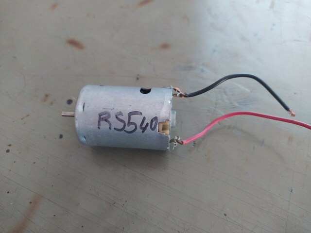 RS-540 Güçlü DC Motor 12V Yüksek Torklu / 162gr (Videoludur)