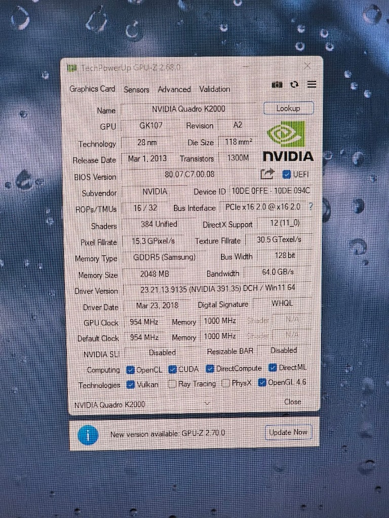 Nvidia Quadro K2000 2GB GDDR5 128bit çizim ekran kartı - 5