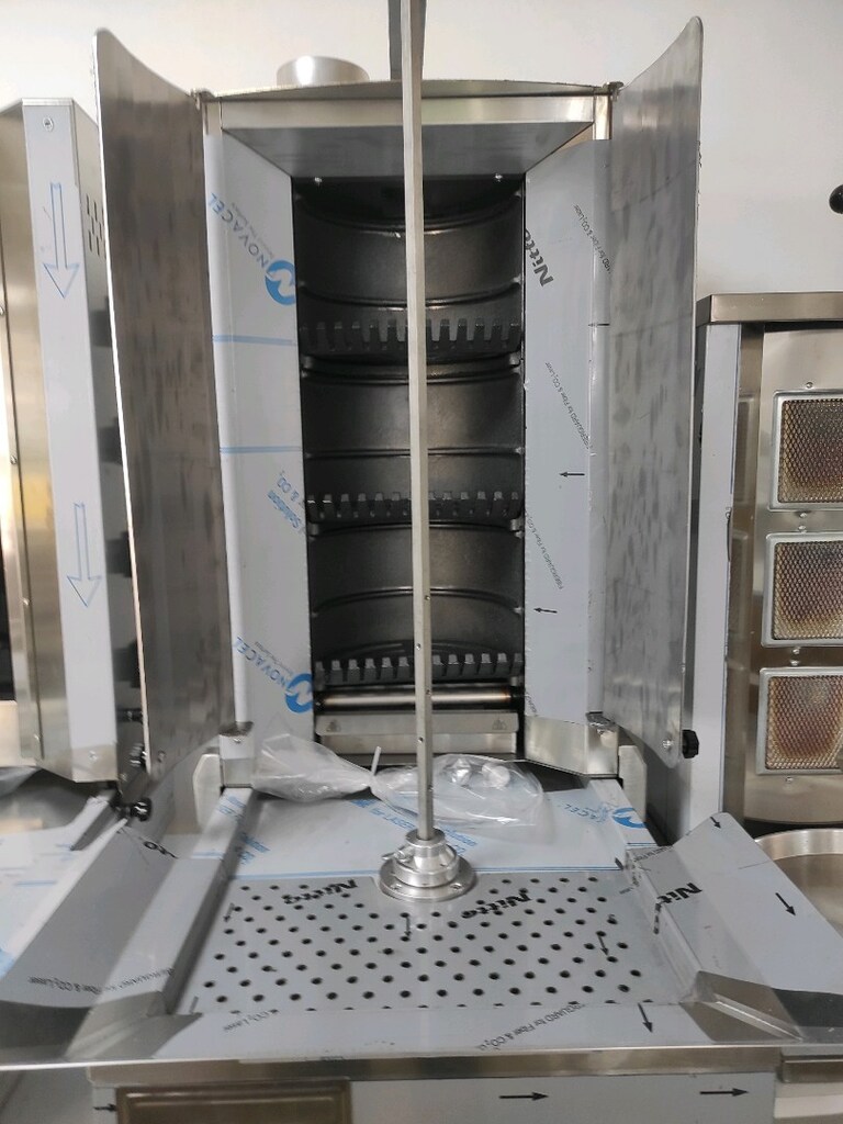 3 Gözlü Kömürlü Döner Ocağı Alttan motorlu - 2