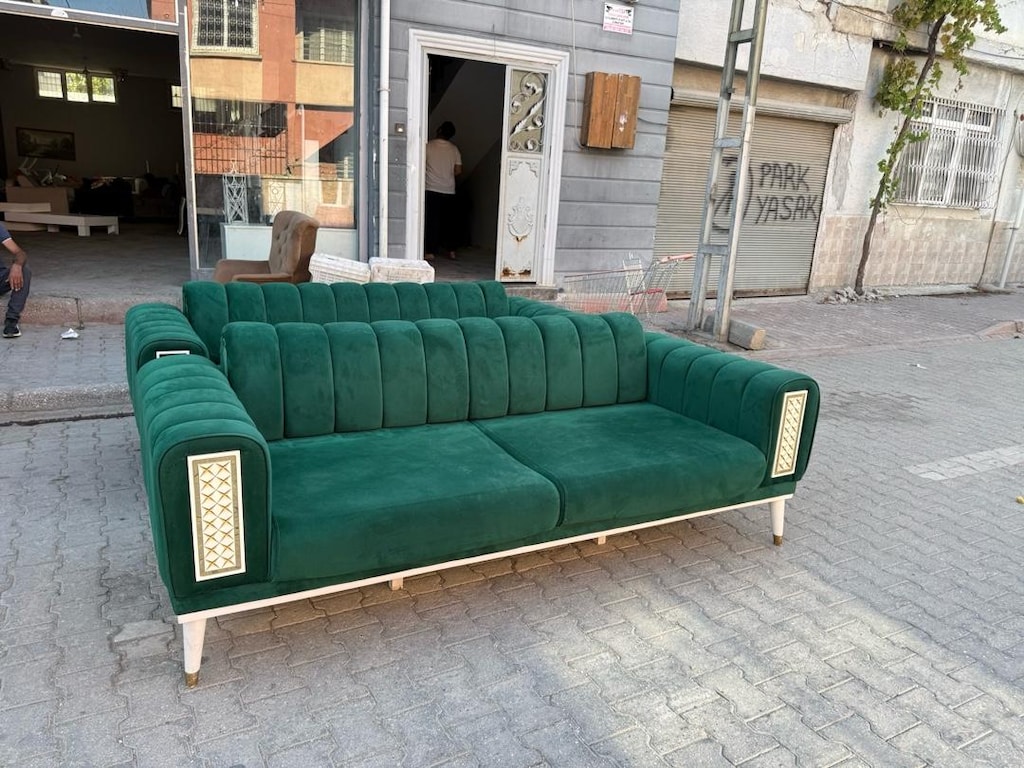 koltuk takımı 2adet 3lü eve teslim - 9