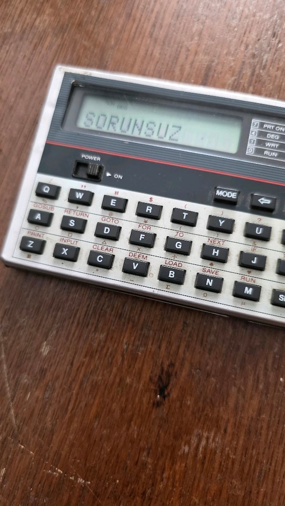 Vintage Casio PB-100F cep bilgisayarı - 2