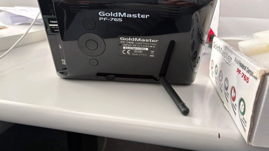 SIFIR GoldMaster PF-765 Dijital Fotoğraf Gösterici - 3