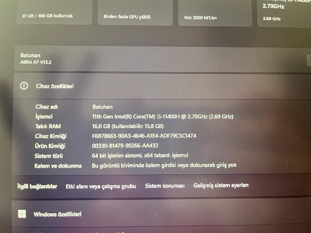 Monster Laptop A7 V13.2 - 3