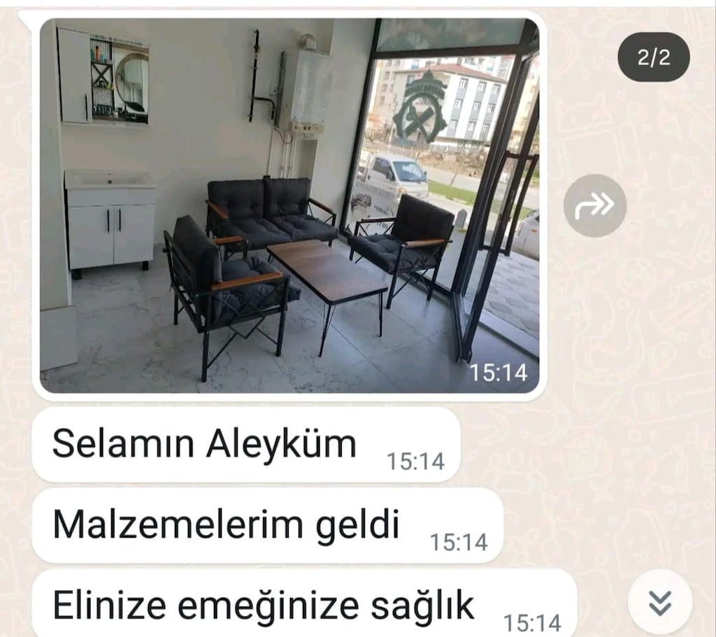 bahçe balkon takımı imalattan satış sıfır ürün - 3