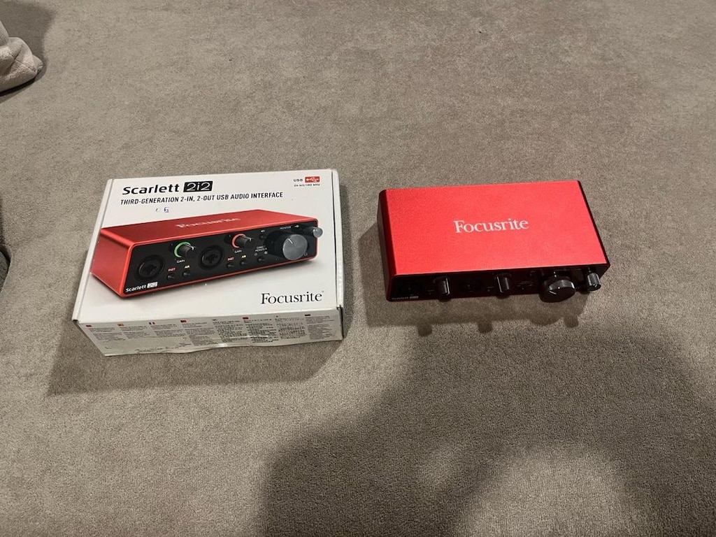 Focusrite Scarlett 2i2 gen 3 ses kartı