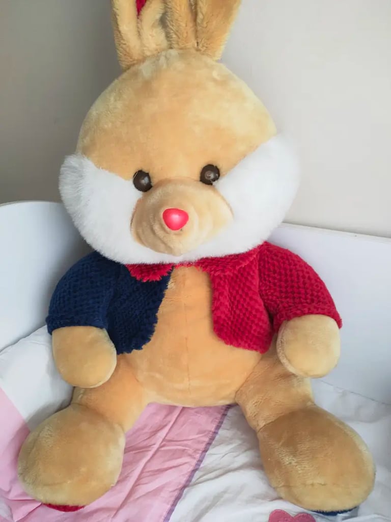 Oyuncak peluş tavşan büyük boy - 2