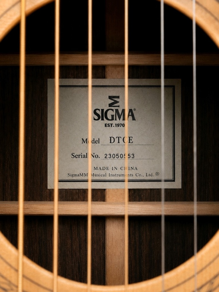 Sigma DTCE Elektro Akustik Gitar – Sıfır - 5