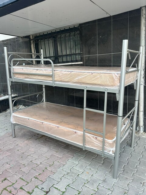 ÜRETİCİDEN YURT OTEL EV ŞANTİYE 51 PROFİL İKİ YATAK ÇELİK RANZA