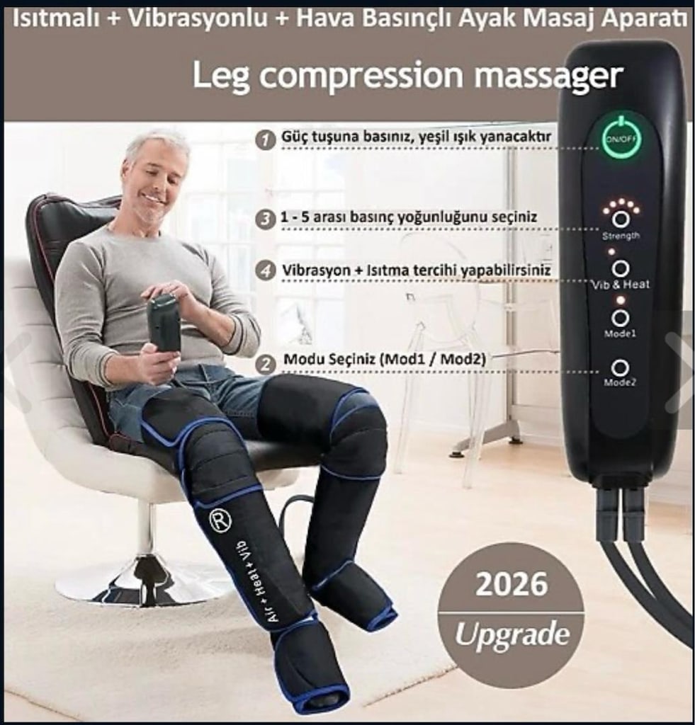 Shiatsu Masaj Aleti Lenf Drenaj/Ödem Cift Bacak - 5
