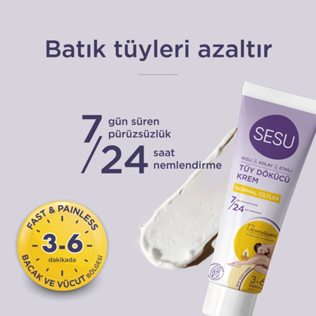 SESU TÜY DÖKÜCÜ KREM NORMAL CİLTLER 100 ML - 5