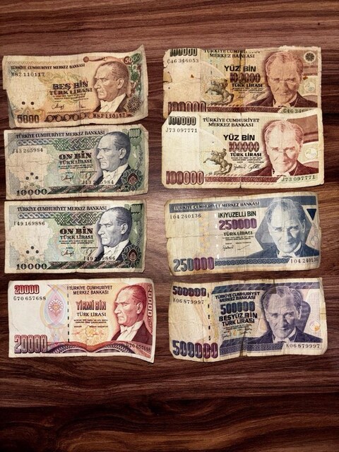 Antika Yabancı/Yerli banknot ve madrni paralar