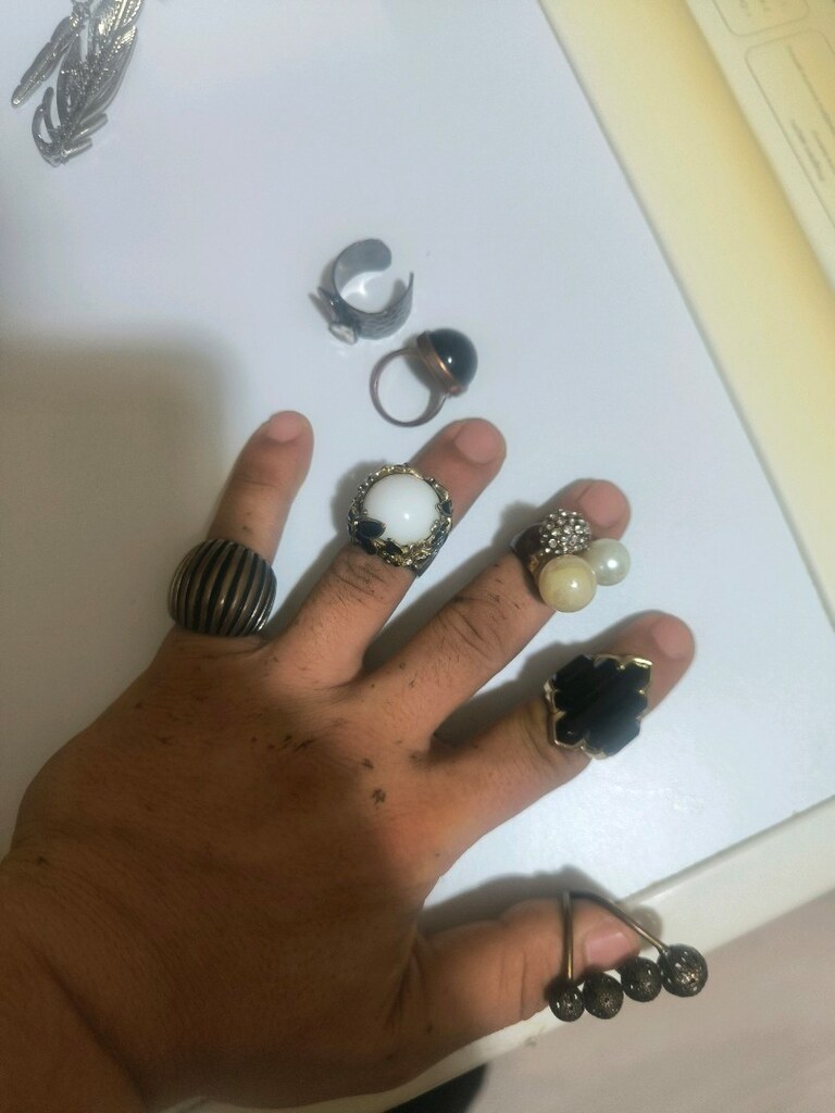 yüzük kolye bileklik küpe - 6