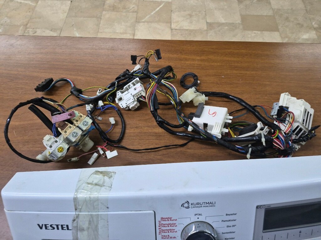 Vestel 9/6 KG CKA-XXL 9614 TE 2.el Çıkma Kablo Tesisatı dahil - 2