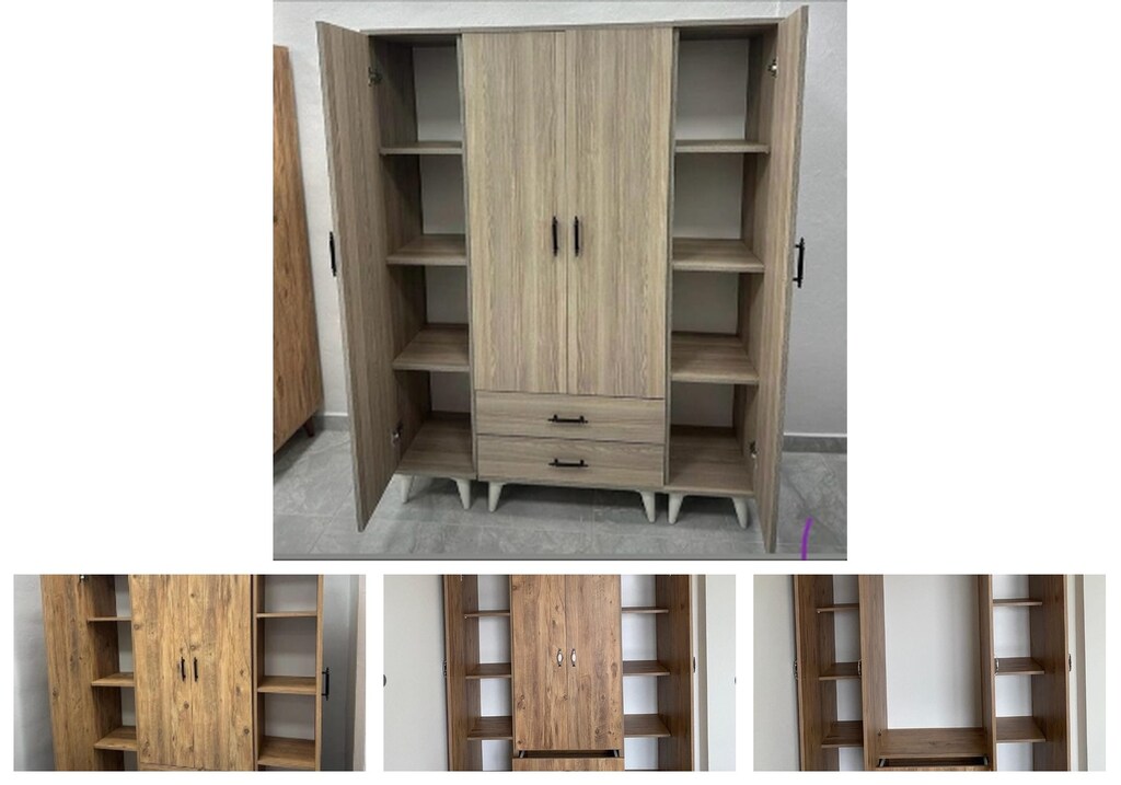 4 kapaklı elbise dolabı orjkrfyvsm - 4