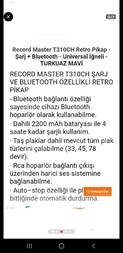 PİKAP ŞARJLI 2YIL GARANTİLİ KUTULU FATURALI ÜRÜNDÜR - 3