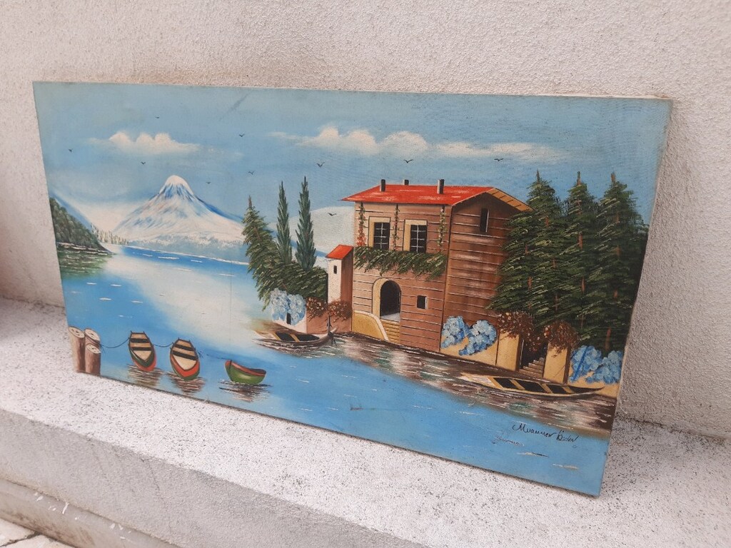 yağlı boya tablo imzalı - 6