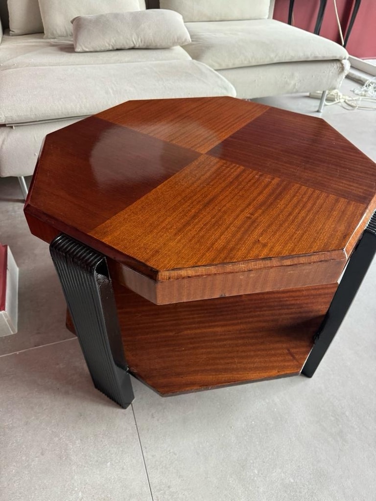 Art Deco Vintage Ahşap Sehpa - 5