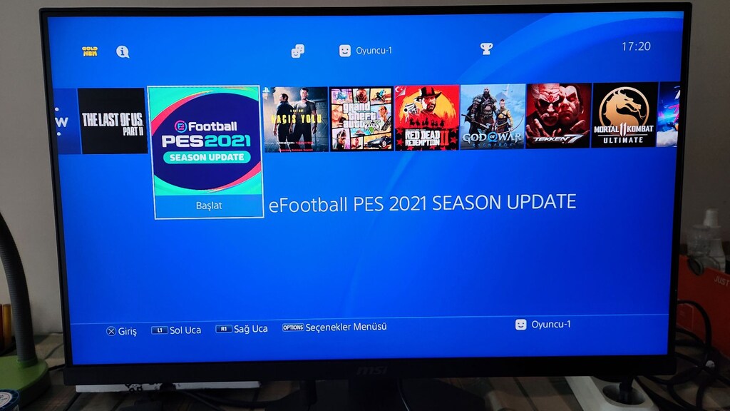 PS4 Slim 1 TB, FC27 + 16 Oyunlu, Çift Orijinal Kollu, Tertemiz - 7