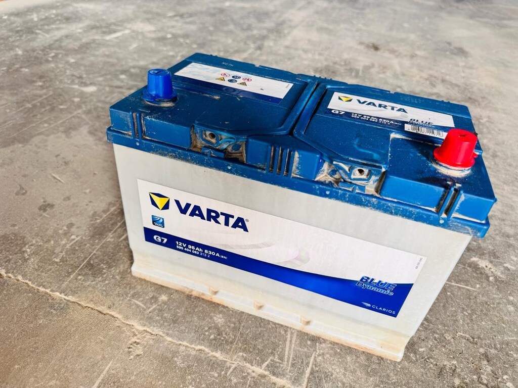 12v 90 amper çıkma varta akü.!! sağlam.!! - 3