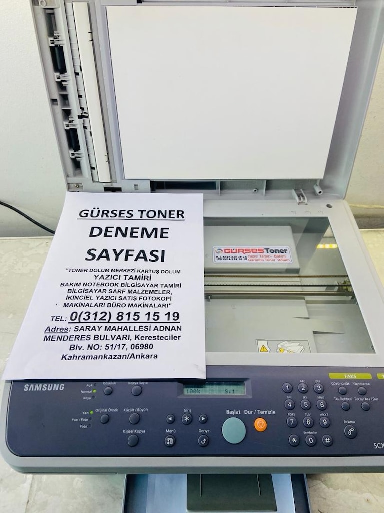 Yazıcı Samsung 4521 fotokopi tarayacı faks 3 Bin sayfa çıktı alıyor - 5