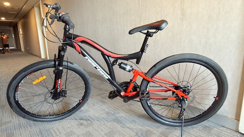Geroni HUNTER - 26" - MTB - 16' - 21 Vites - V.B - Bej-Siyah/Kırmızı - 12
