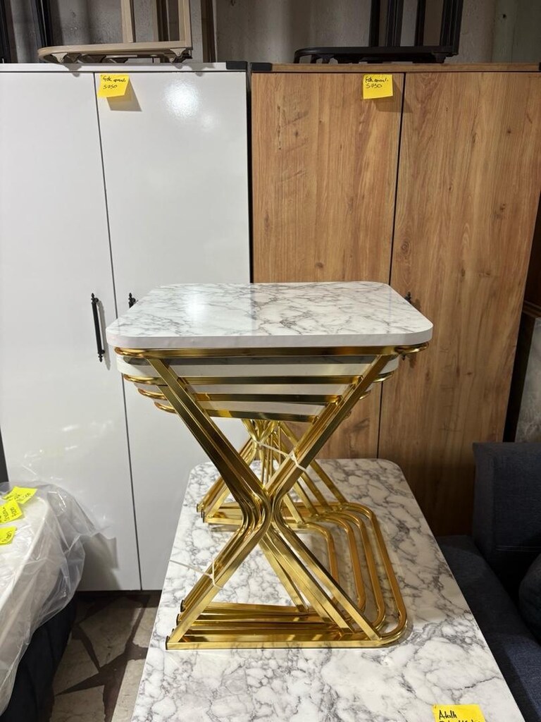 sıfır ürün kaliteli 4 lü kuğu sehpa - 3