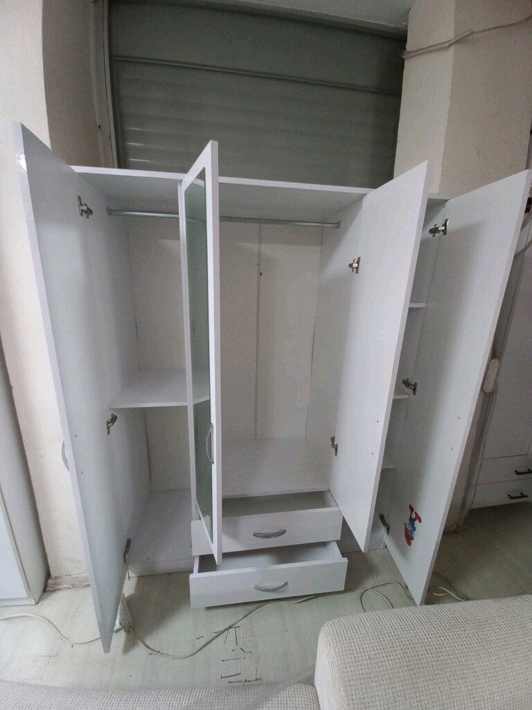 4 kapılı yatak odası gardrop Kurulum dahil - 6