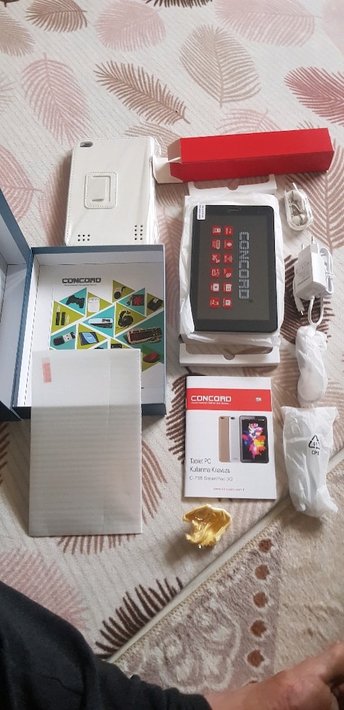 Concord sim kart li tablet sıfır kapalı kutusunda - 4
