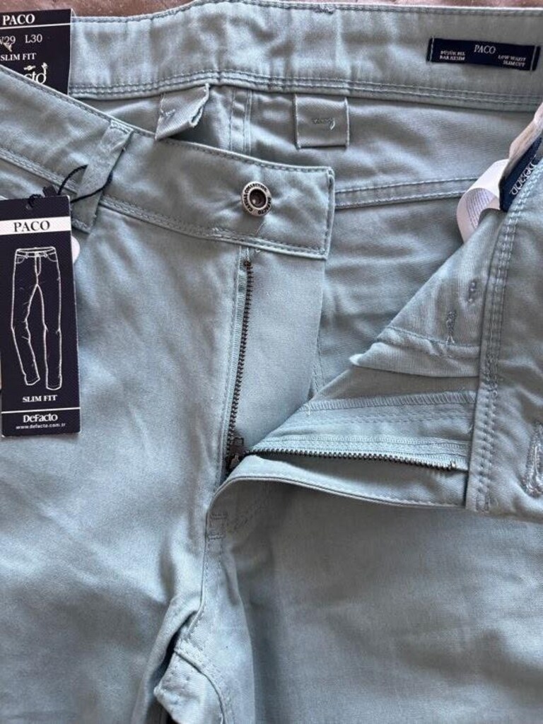 Mavi Chino Mevsimlik Pantolon Sıfır Etiketli - 3
