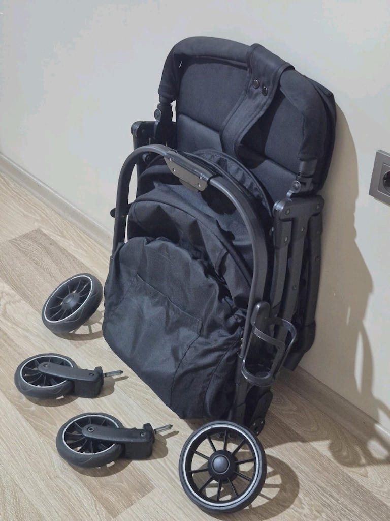 3de1 fiyata Bagi Compact Autofold Bebek Arabası - Siyah - 8