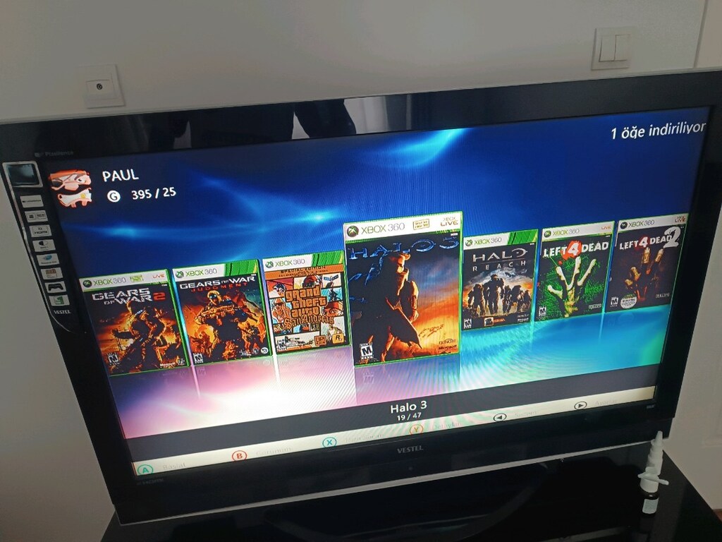 Xbox 360 512 GB 50 oyuna yakın oyun var kablosuz kol bir çok oyun var - 2