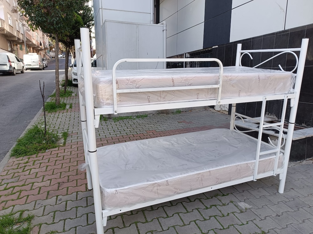 celık beyaz yataklı ranza aynı gun teslımat