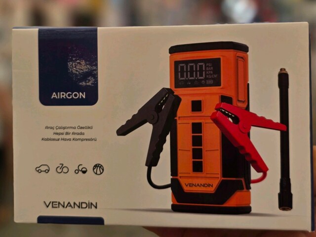 Akü takviye lastik şişirme powerbank sos ışık