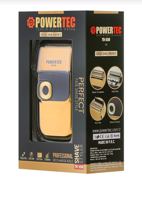 Powertec TR-550 Traş Makinesi