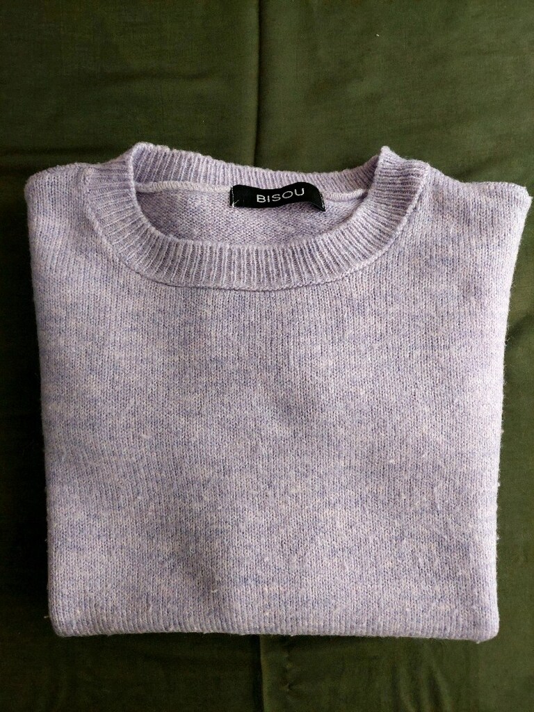 BİSOU lila Crop Triko&kazak - 6