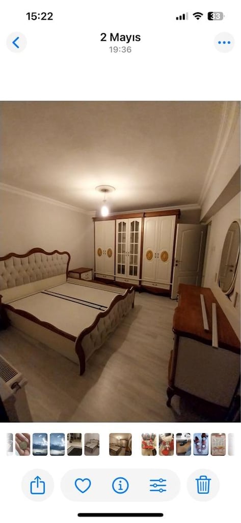 Country ahşap yatak odası - 2