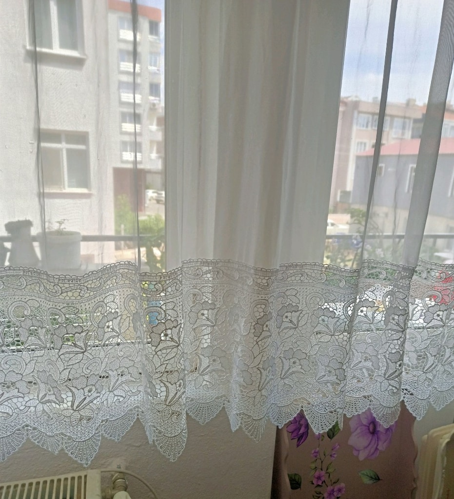 tül perde büzgülü boy 178 cm en 213 cm - 8